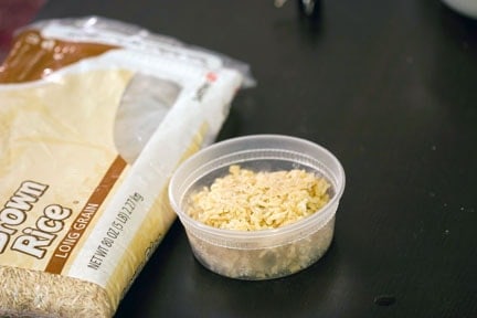 Add the rice and beat until smooth