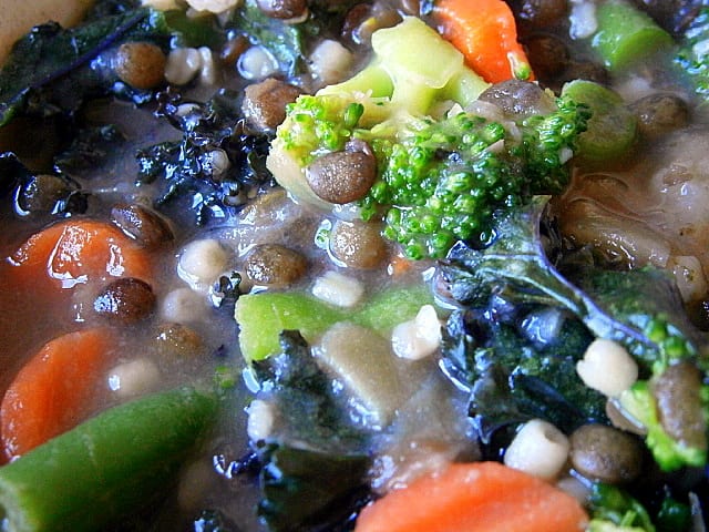 Finished soup