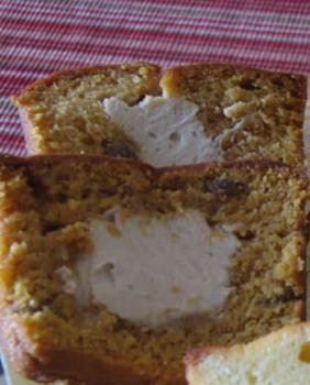 Pumpkin Bread with Maple Cream