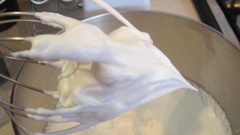Whip until stiff peaks form