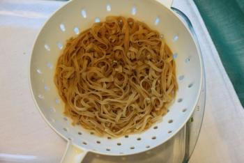 cook the noodles