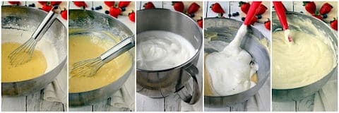 run a knife around the sides to loosen the cake from the pan