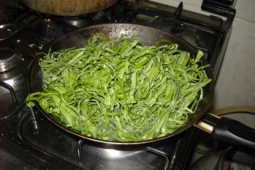 stir to coat with oil