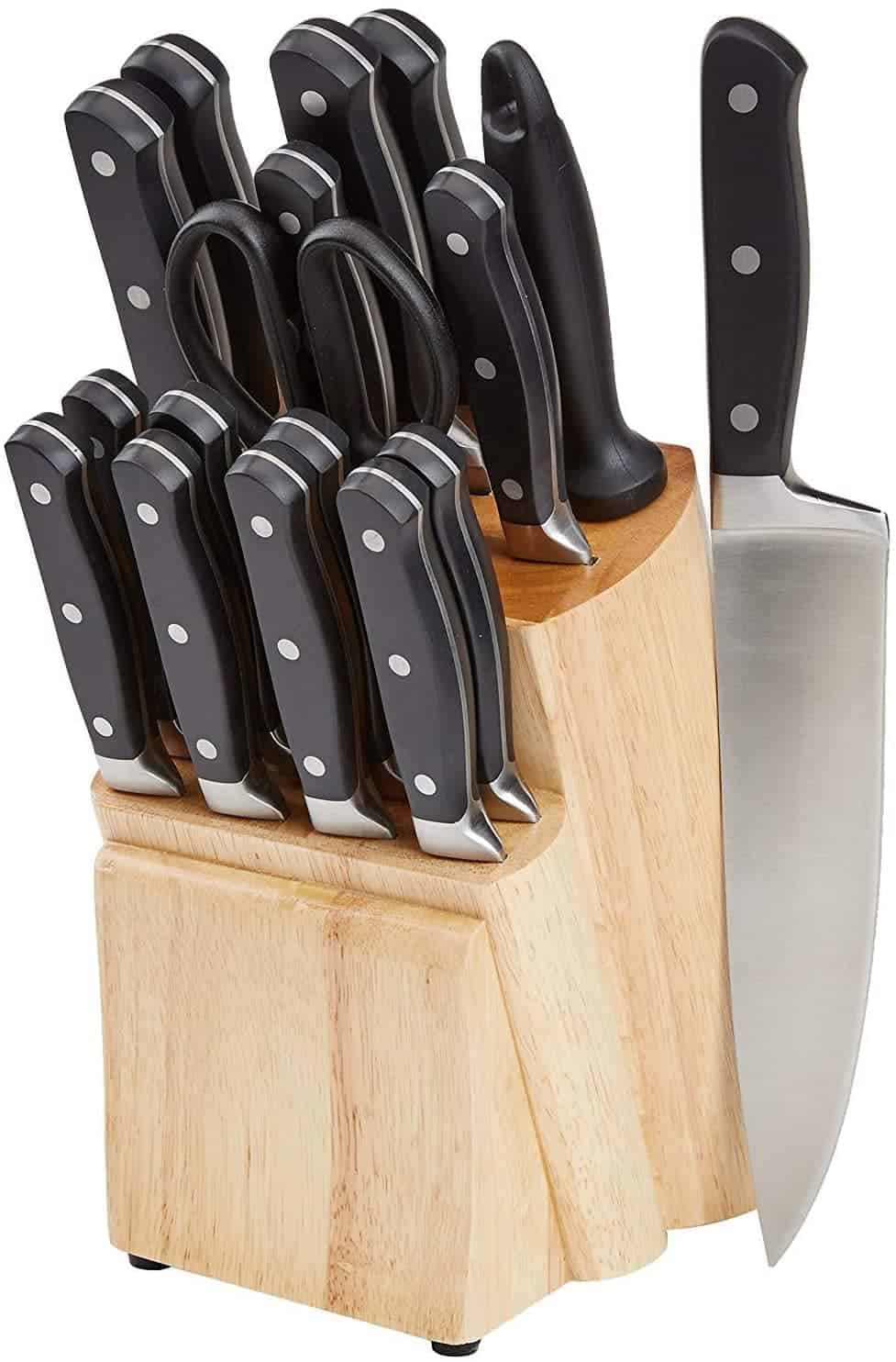  Chicago Cutlery 2-Pc Knife Set, Santoku and Partoku Cooking  Knife Set, Stainless Steel, Black Polymer Handle Kitchen Knife for Cutting,  Chopping, Dicing, Mincing and More: Santoku Knives: Home & Kitchen