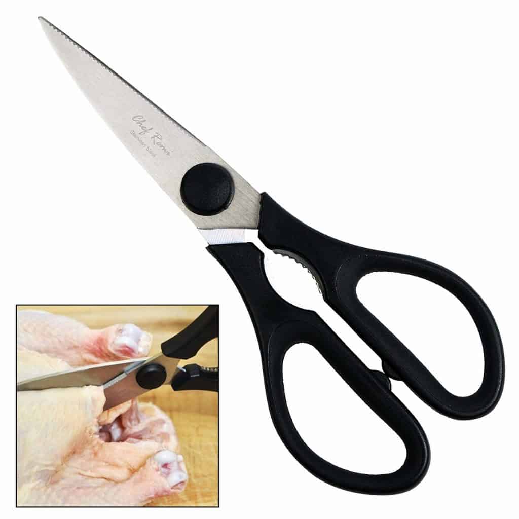 Best Kitchen Shears Of 2022 Review And Buying Guide   Chef Remi Multi Purpose Utility Shears 1024x1024 