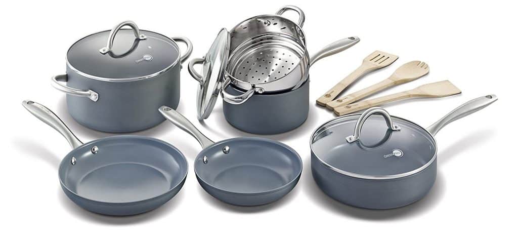 GreenPan Lima 12pc Ceramic Non-Stick Set