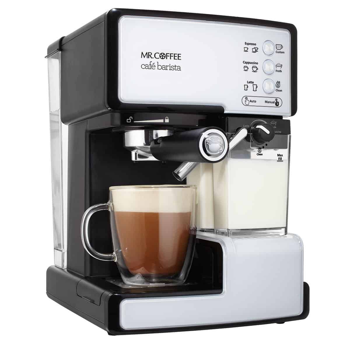Mr. Coffee Café Barista Espresso and Cappuccino Maker, Silver