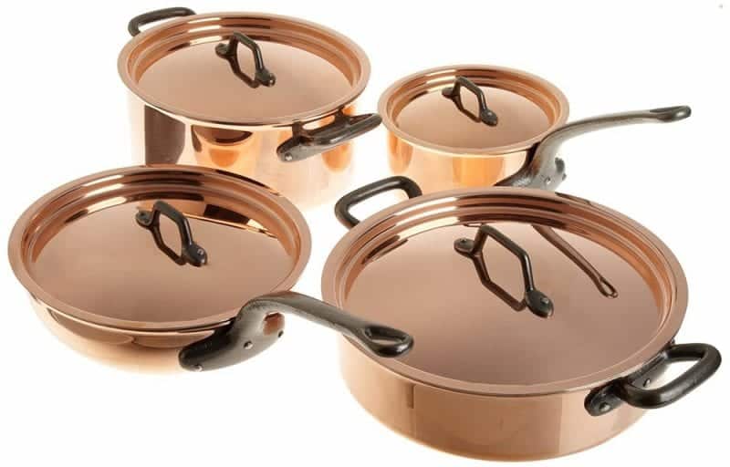 lagostina copper elegance 10pc cookware set