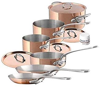 lagostina copper core 11 piece cookware set