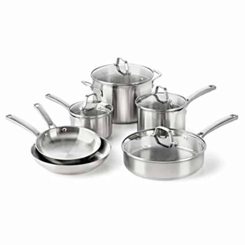 Calphalon Classic Stainless Steel 10 Pieces