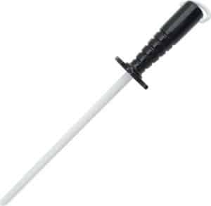 The DMT CS2 12-Inch Ceramic Stee is pictured over a field of white