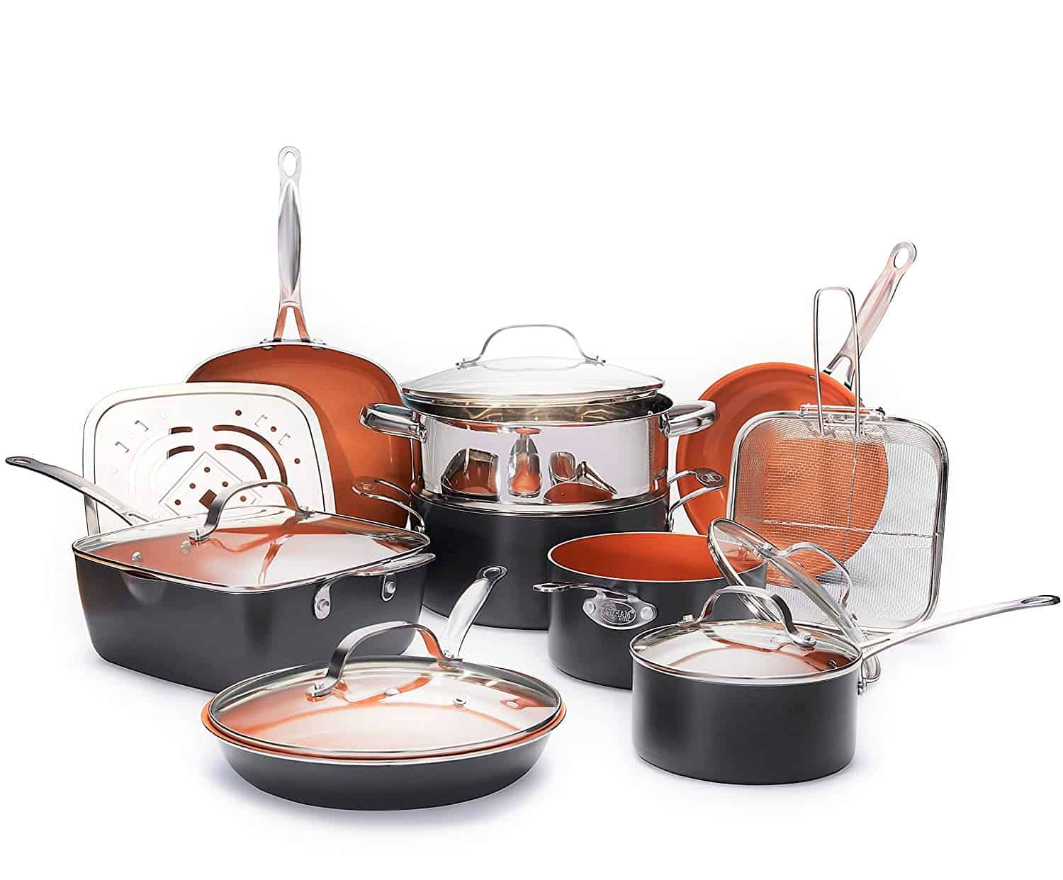 Titanium Elite 8 piece Small Set ( 4 Piece Cookware & 4 Lids ) — Euroshine