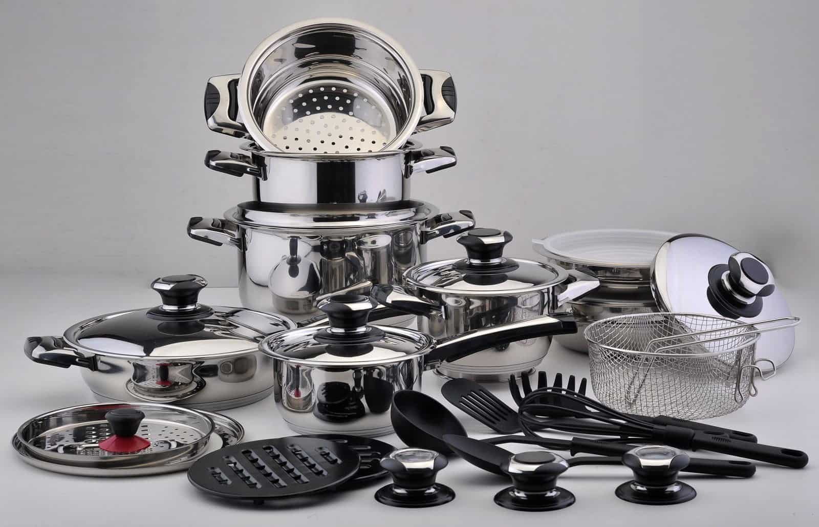 Titanium Elite 8 piece Small Set ( 4 Piece Cookware & 4 Lids ) — Euroshine