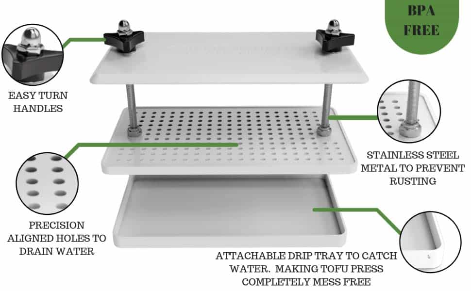 Simple Drip Tofu Press