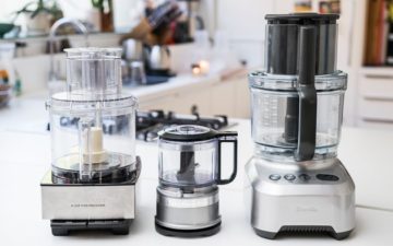 Three Food Processors