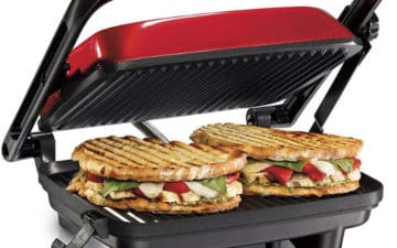 HAMILTON BEACH PANINI PRESS GRILL & GOURMET SANDWICH MAKER