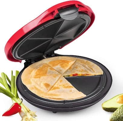 NOSTALGIA Electric Deluxe Quesadilla Maker