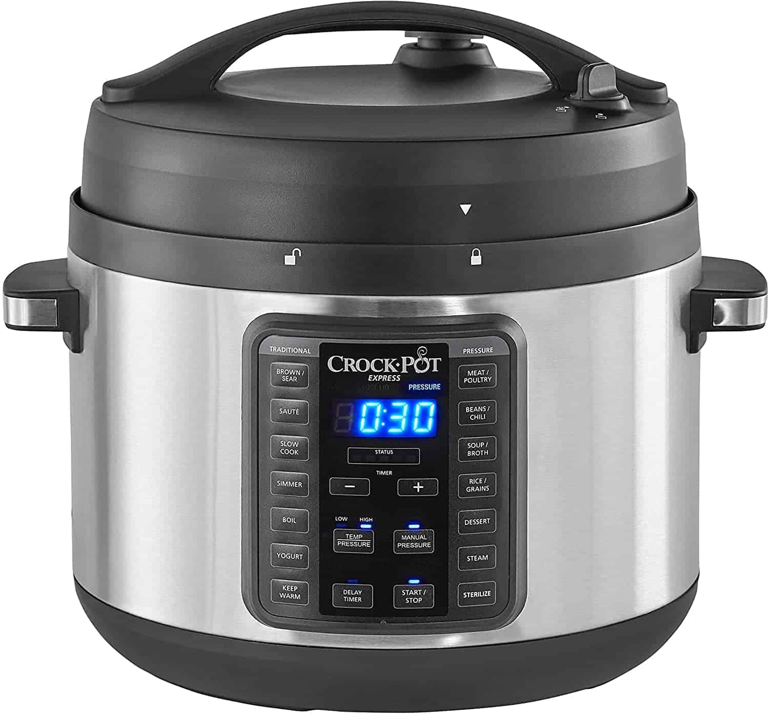 Crock Pot 2097588 Express Multi-Purpose SlowCooker in Stainless Steel