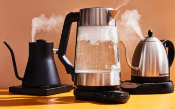 Electric Kettles lined up