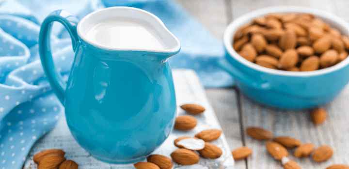Almod milk substitute for coconut milk