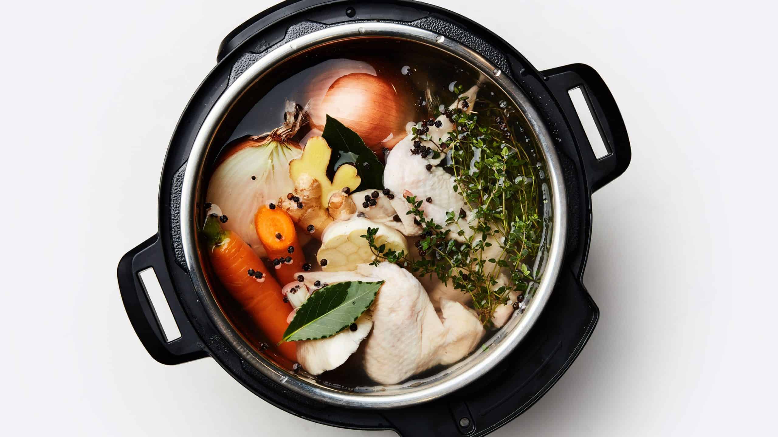 Cooking soup with an Instant Pot