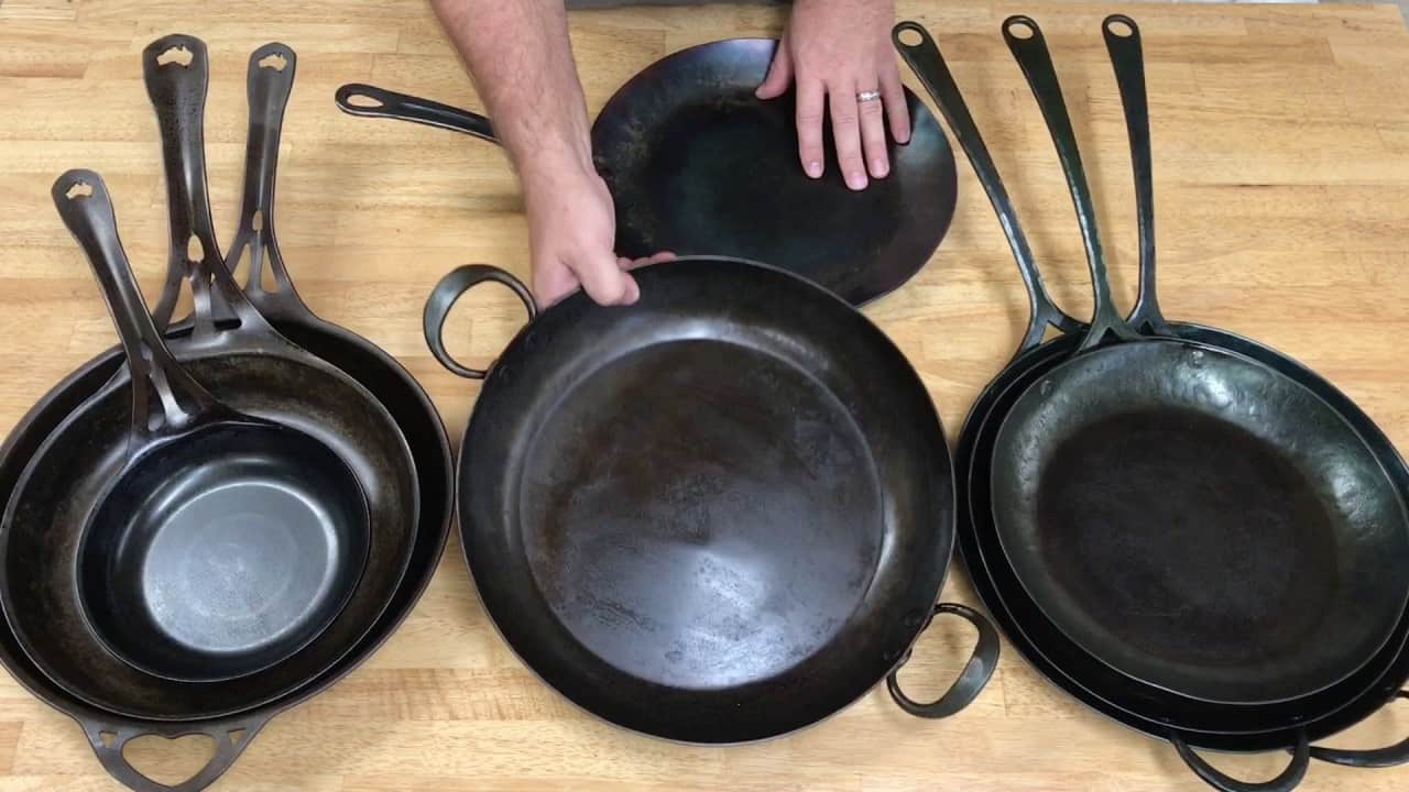 Best Carbon Steel Pans in different sizes