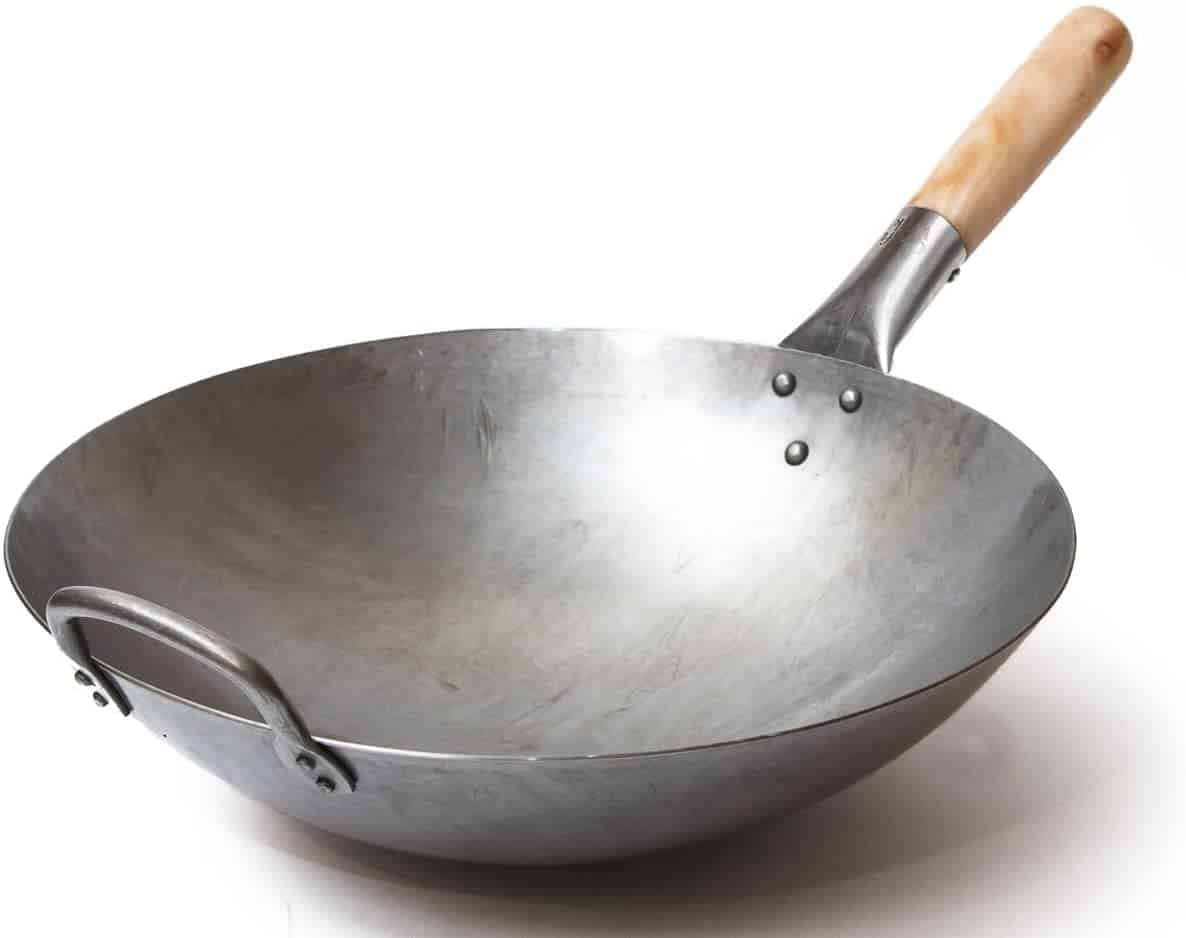 Craft Wok Traditional Hammered Carbon Steel Wok Pan