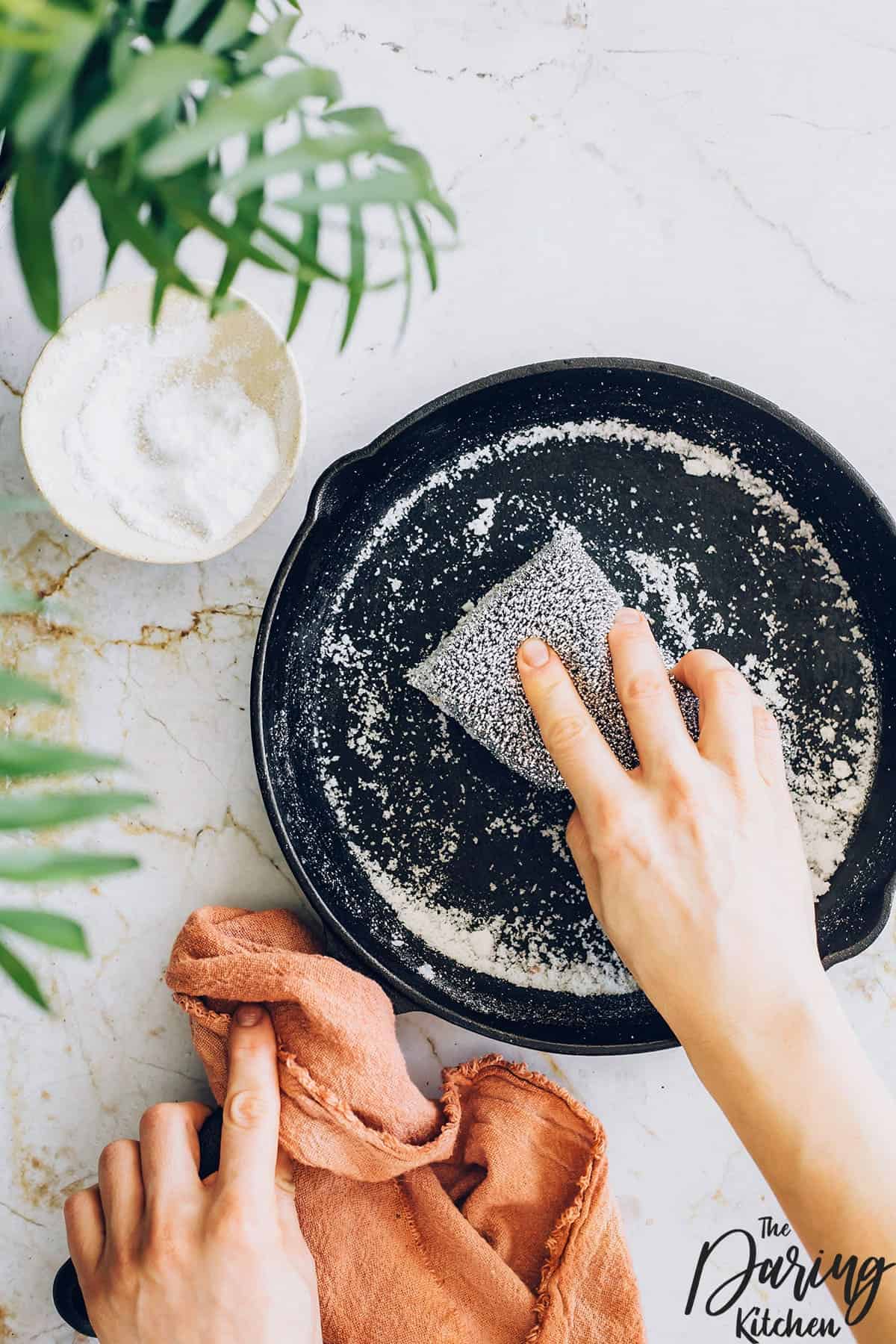 How To Clean a Cast Iron Skillet Daring Kitchen