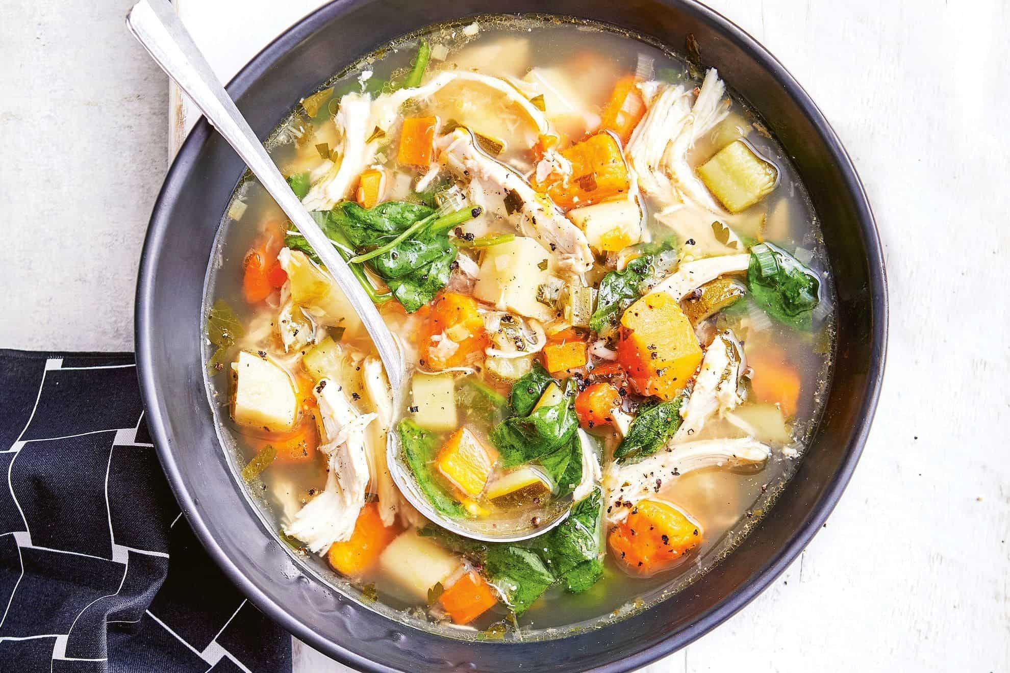 Slow cooker chicken soup