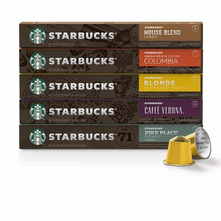 starbucks by nespresso favorites variety pack