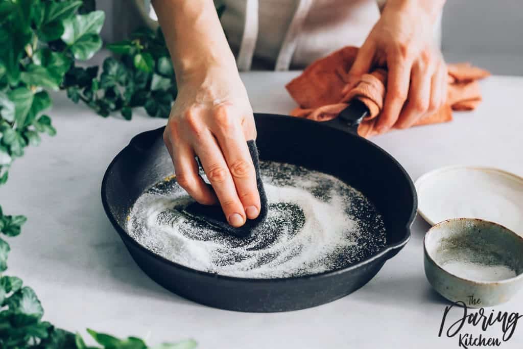 How to Clean A Rusty Cast Iron Skillet Daring Kitchen