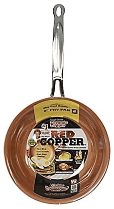 Red Copper 8-Inch Fry Pan