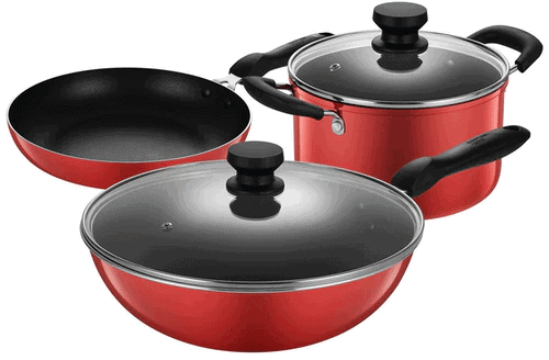 Red Copper 10 inch Pan by Bulb Head Ceramic Copper Infused Non-Stick  Skillet Scratch Resistant without PFOA and PTFE