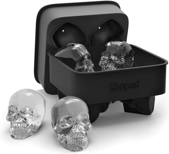 3D Skull Flexible Silicone Ice Cube Mold