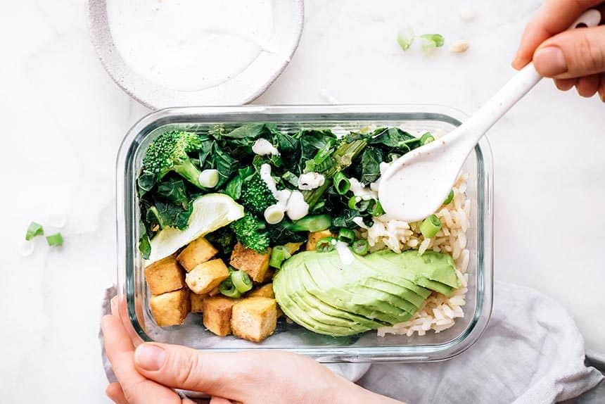 Meal prep tofu