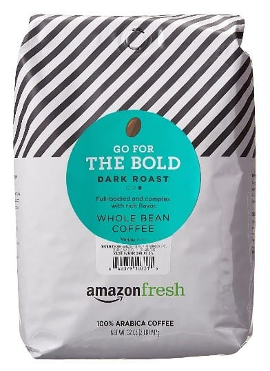 Amazon Fresh Dark Roast Whole Coffee Bean