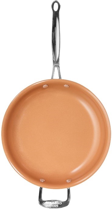 BulbHead Red Copper 12 Fry Pan Skillet