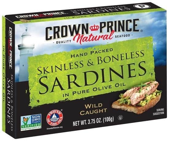 Crown Prince Skinless Boneless Sardines