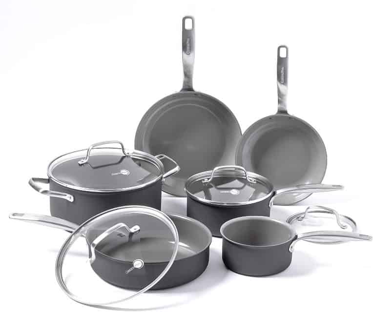 GreenPan Chatham Ceramic Nonstick 10PC Cookware Set