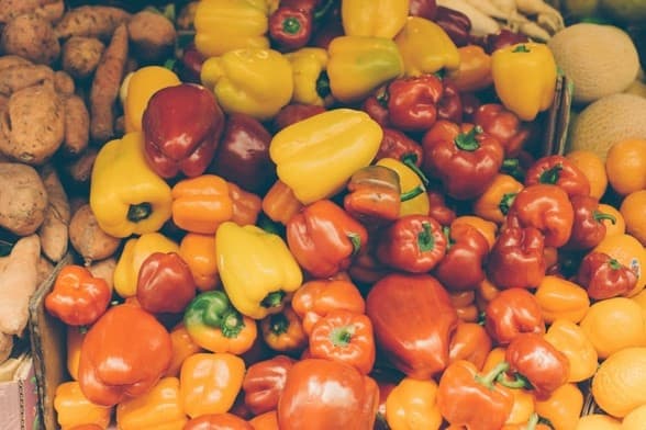 Red Yellow Orange Bell Peppers