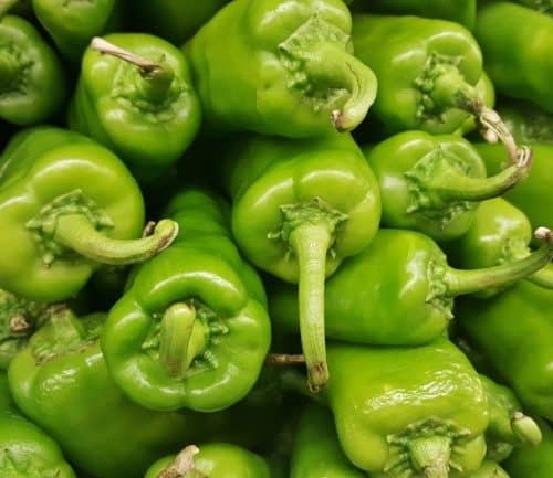 Stack of pepperoncini