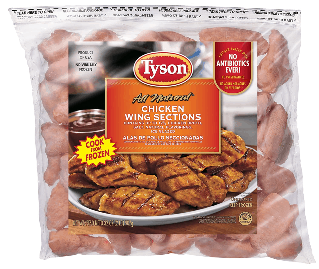 Tyson Chicken Wing Sections