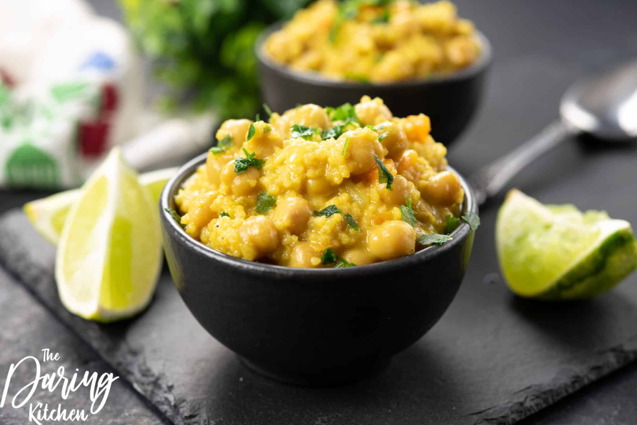 Creamy Coconut Chickpea Couscous Curry