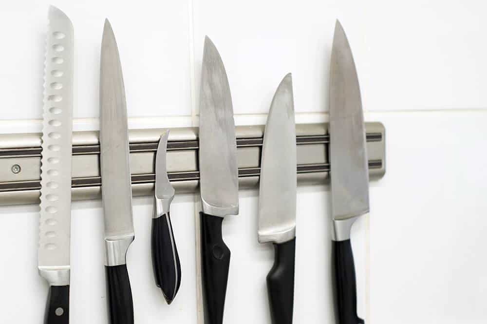 Magnetic knife holder