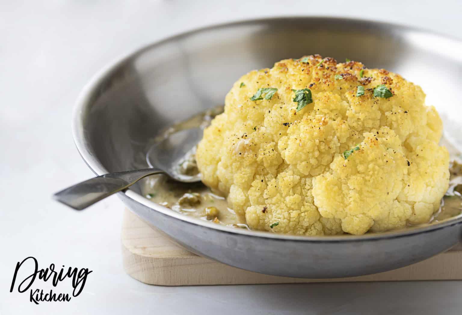 Roasted Cauliflower Piccata Daring Kitchen