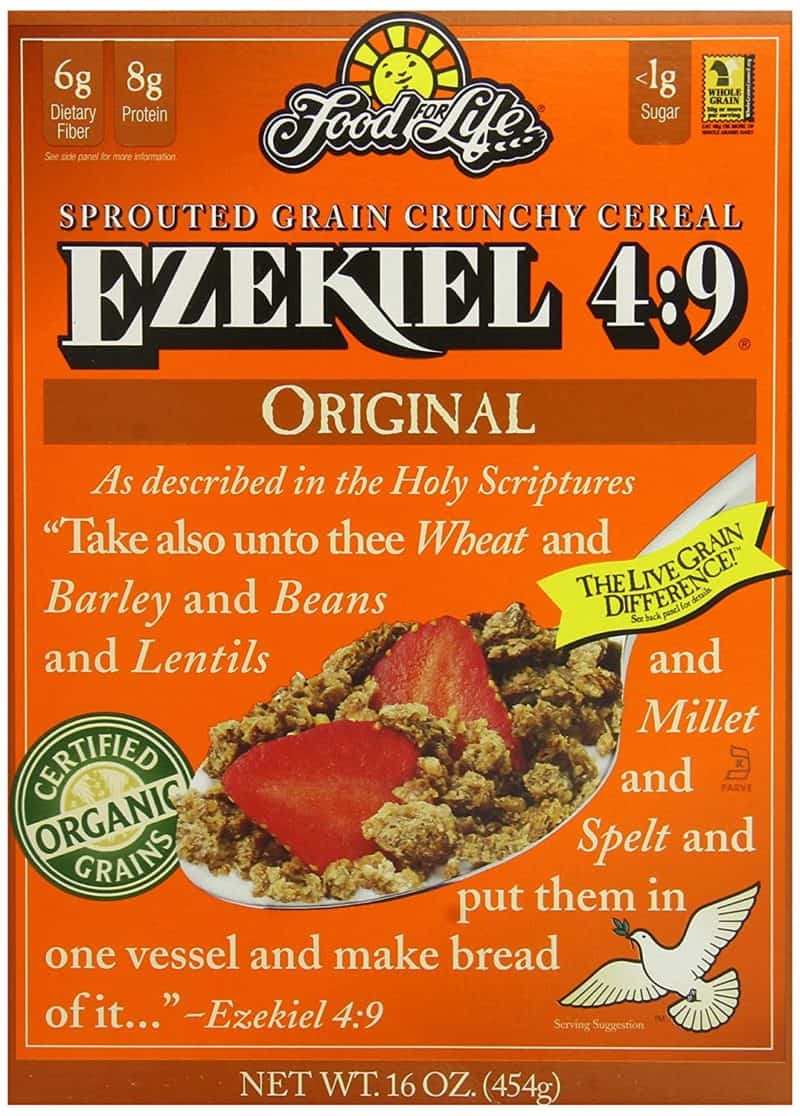 Ezekiel food for life whole grain cereal