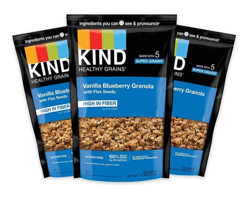 KIND blueberry vanilla granola