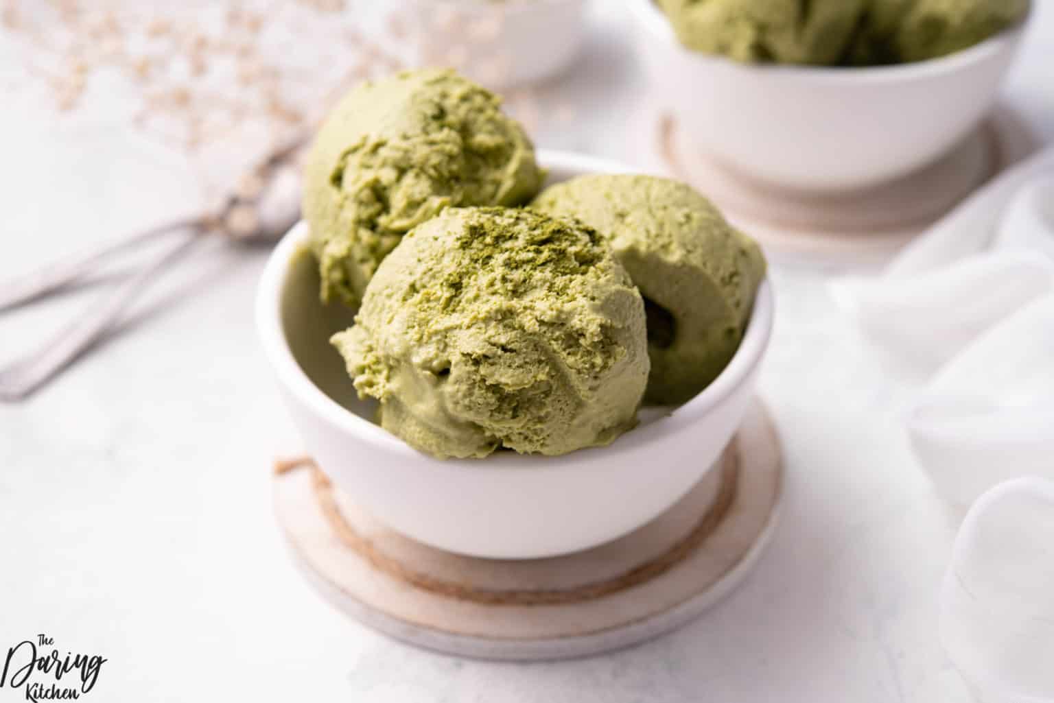 Homemade Vegan Matcha Ice Cream Daring Kitchen