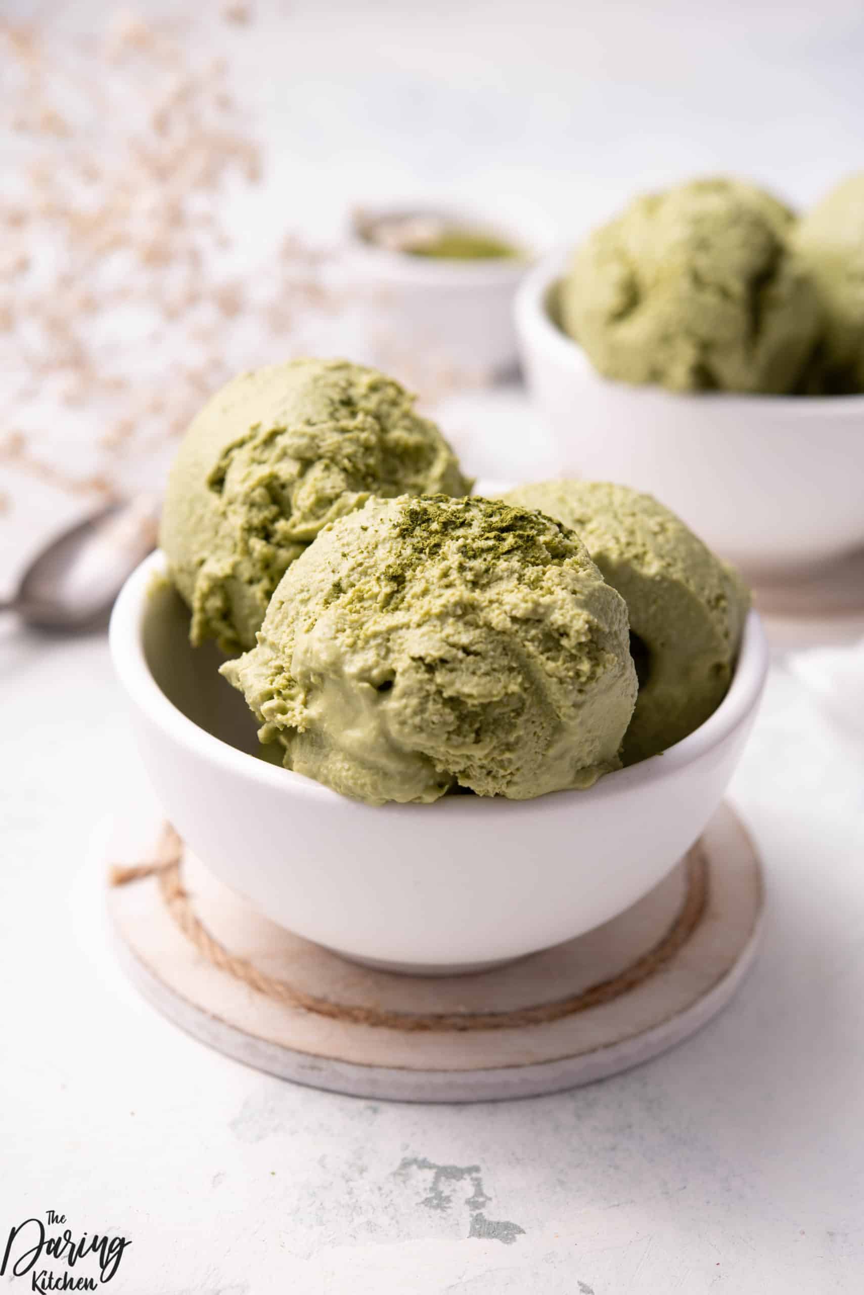 Homemade Vegan Matcha Ice Cream Daring Kitchen