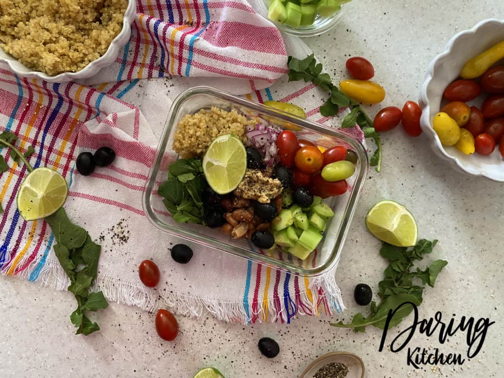 Easy Mediterranean Lunch Bowls 